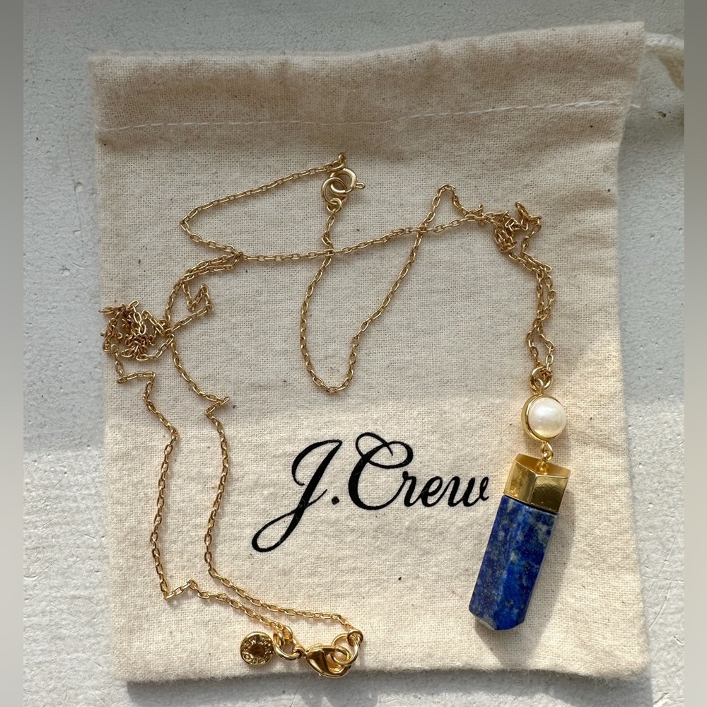 J.Crew Healing Crystal Necklace